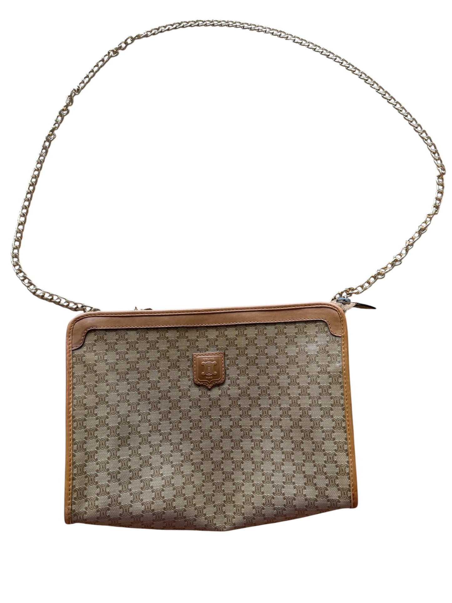 Pochette Céline Macadam avec chaîne