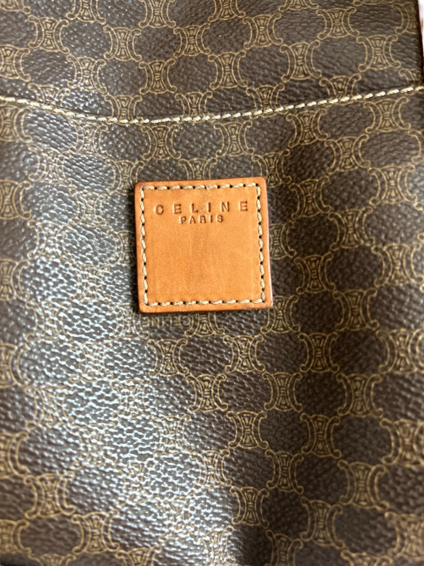 Sac Céline Macadam Boston Bag