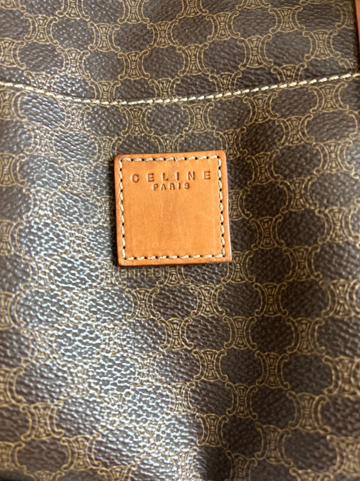 Sac Céline Macadam Boston Bag